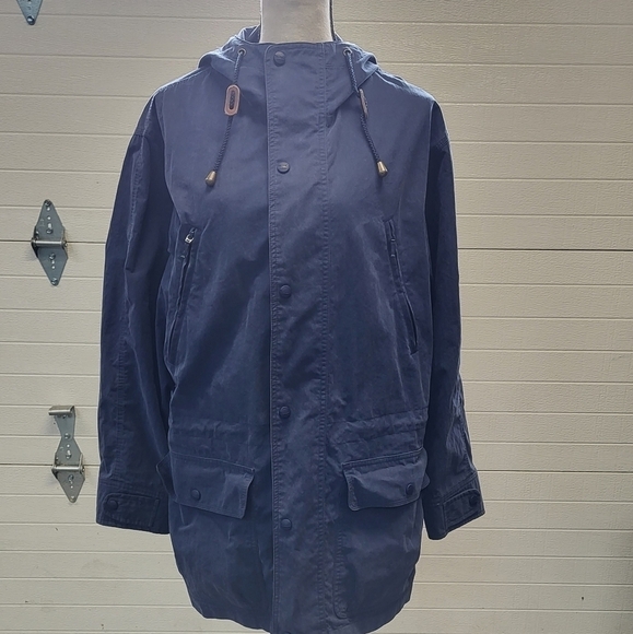 1980's LL Bean Longline Hooded Parka Jacket Size M - Picture 1 of 15